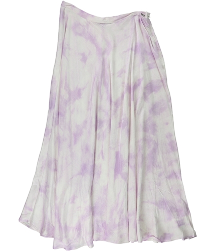 GUESS Womens Arielle Tie-Dyed A-line Skirt purple XL
