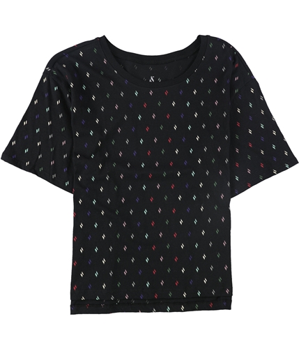 Skechers Womens Diamond Dot Graphic T-Shirt black M