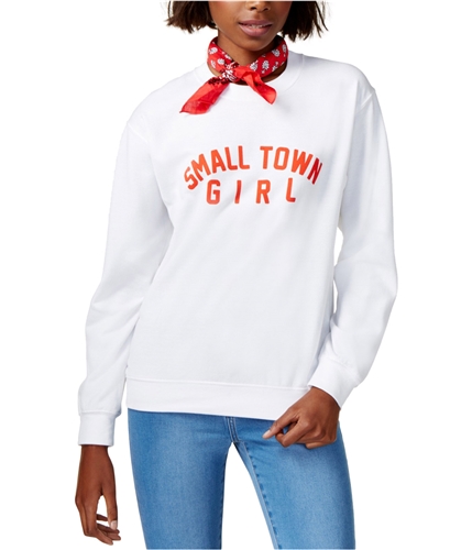 Sub Urban Riot Womens Small Town Girl Sweatshirt white XS