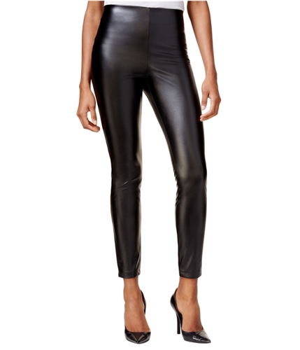GUESS Womens Faux Leather Casual Leggings jetblack M/29