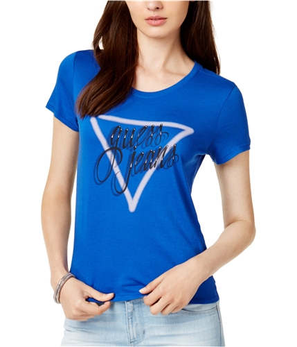 GUESS Womens Logo Graphic T-Shirt surftheweb XL