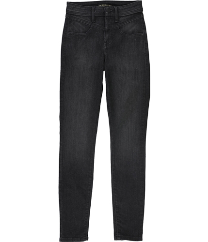 GUESS Womens Chevron 1981 Skinny Fit Jeans black 26x29