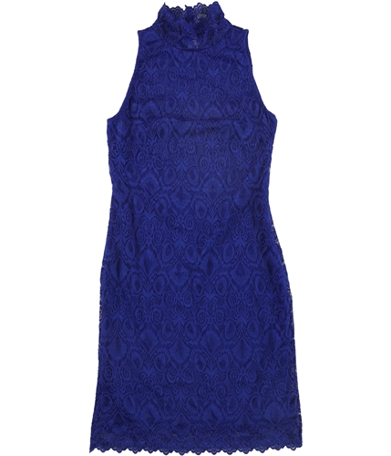 GUESS Womens Cutout Lace Bodycon Mini Dress electricnights XS