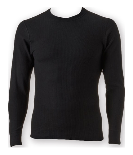 Hanes Mens Ultimate X-Temp Thermal Pajama Shirt black M
