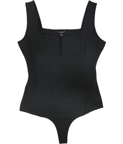 GUESS Womens Nicolina Thong Bodysuit Jumpsuit black S