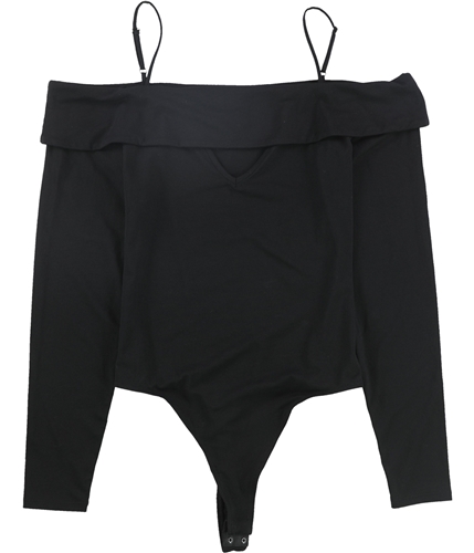 GUESS Womens Kiersten Bodysuit Jumpsuit black S