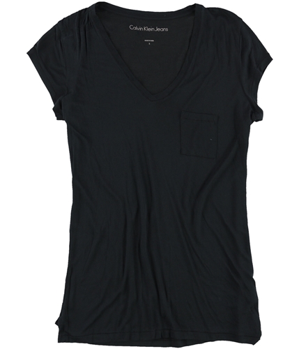 Calvin Klein Mens Pocket Basic T-Shirt black S