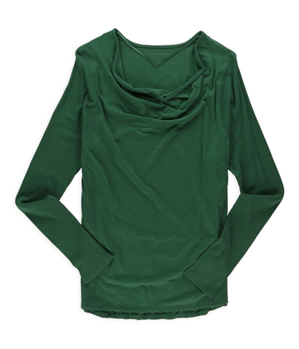 Calvin Klein Womens Solid LS Basic T-Shirt huntergreen XL