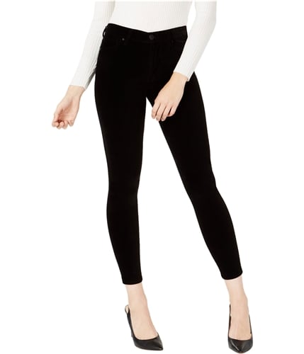 Hudson Womens Velvet Skinny Fit Jeans black 26x27