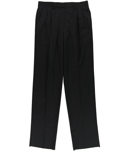 IZOD Mens Basic Dress Pants Slacks black 31x36