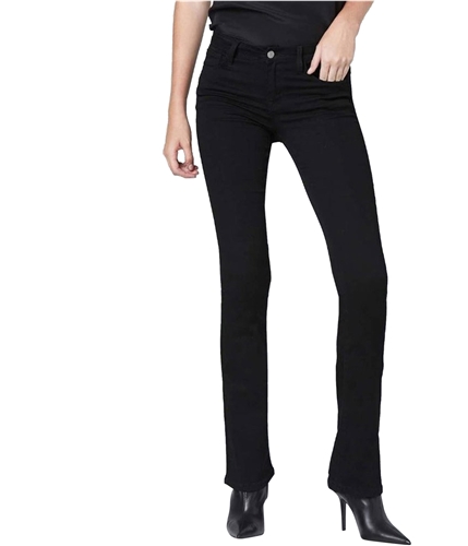 DSTLD Womens Solid Skinny Fit Jeans black 26x32