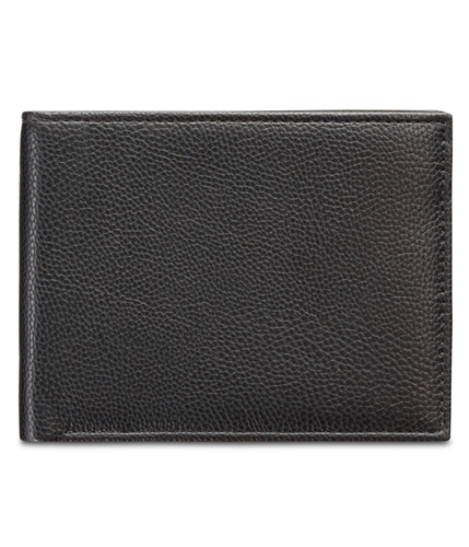 Perry Ellis Mens Manhattan Pebble Bifold Wallet black One Size