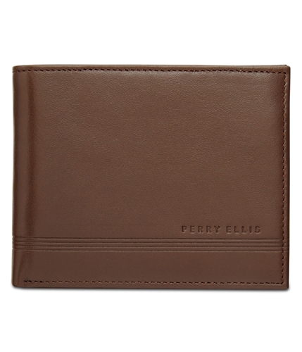 Perry Ellis Mens Keychain Set Bifold Wallet blk001 One Size