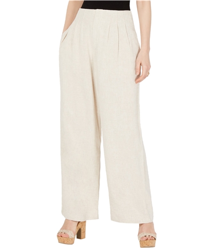 Lost and Wander Womens Crescent Moon Casual Wide Leg Pants natural S/30