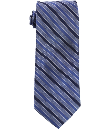 W.R.K Mens Stripe Silk Self-tied Necktie navy One Size