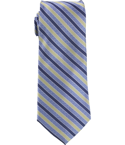 W.R.K Mens Striped Silk Self-tied Necktie yellow One Size