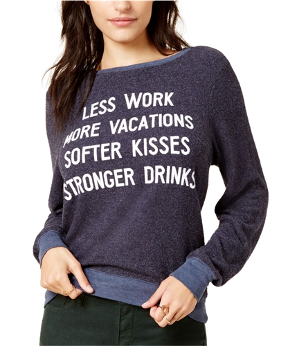 Dream Scene Womens Less Work Sweatshirt oxfd S