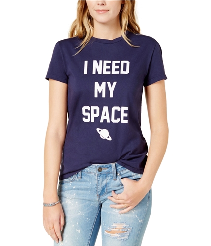 Dream Scene Womens I Need My Space Graphic T-Shirt dblu XS