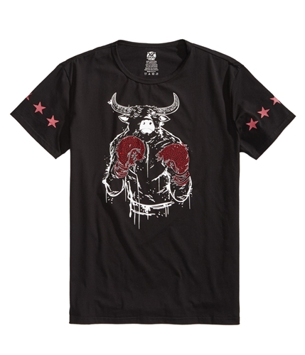 X-Ray Mens Bull Graphic T-Shirt black M