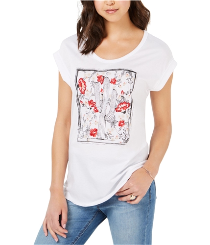 Carbon Copy Womens Msrp Graphic T-Shirt white M