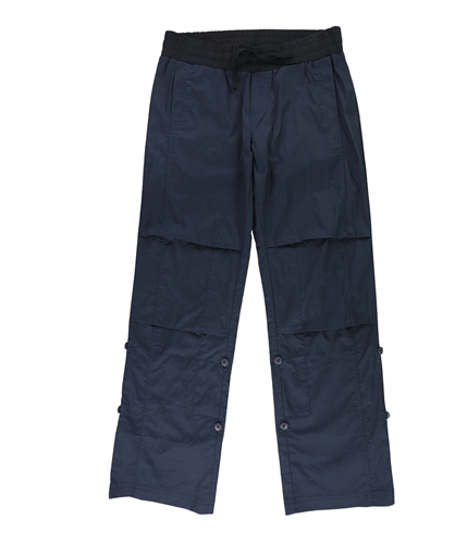 L.A.M. Womens Jackie Adjustable-Length Casual Trouser Pants navy S/31