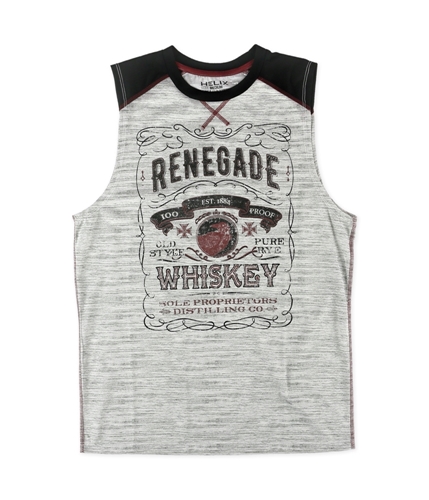Helix Mens Renegade Whiskey Muscle Tank Top grayblack S