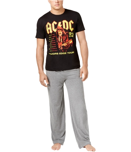 Bioworld Mens AC/DC Pajama Set black S/31