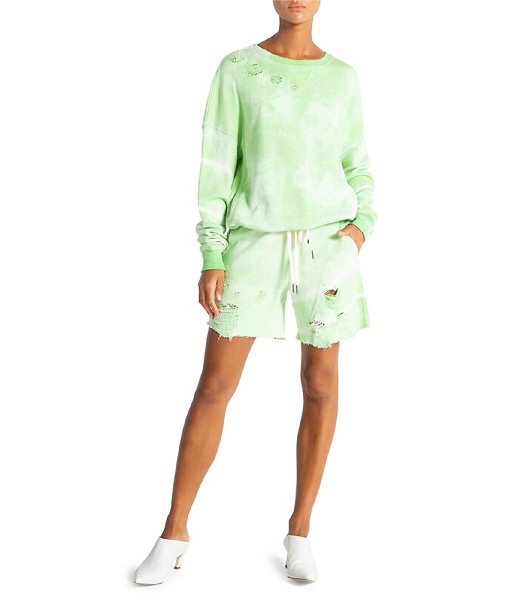 n:повседневные шорты для прогулок philanthropy Womens Coco Distressed