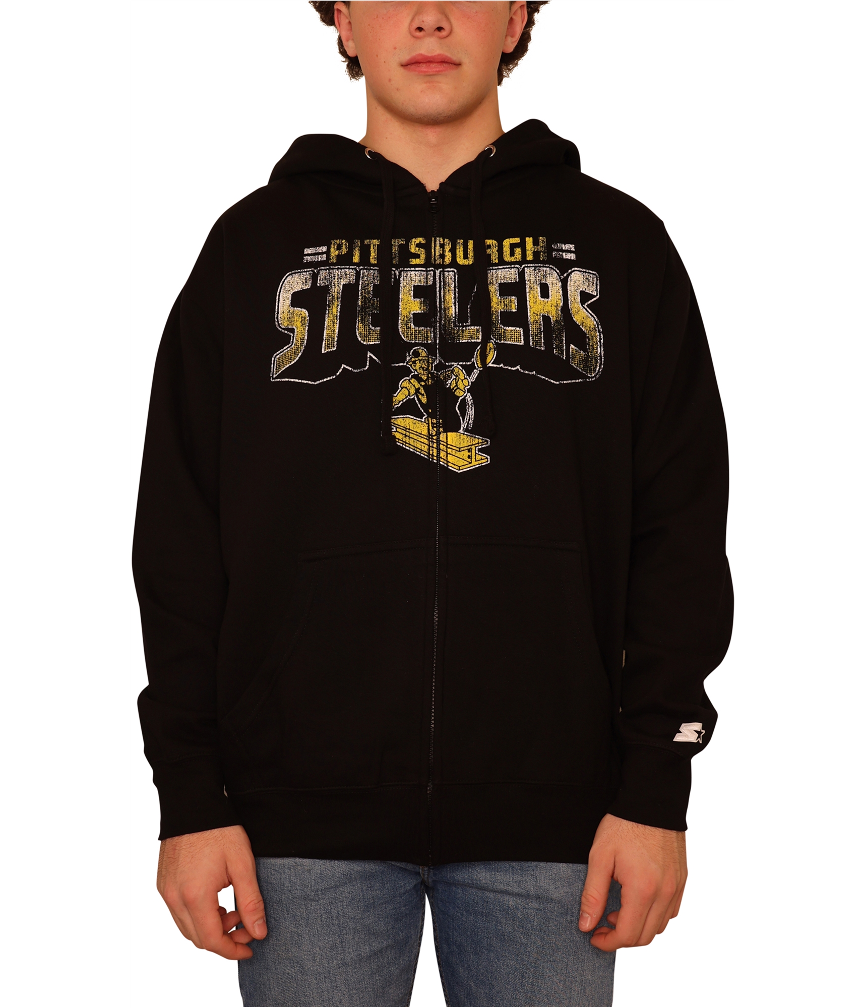 Мужская толстовка STARTER Mens Pittsburgh Steelers с капюшоном