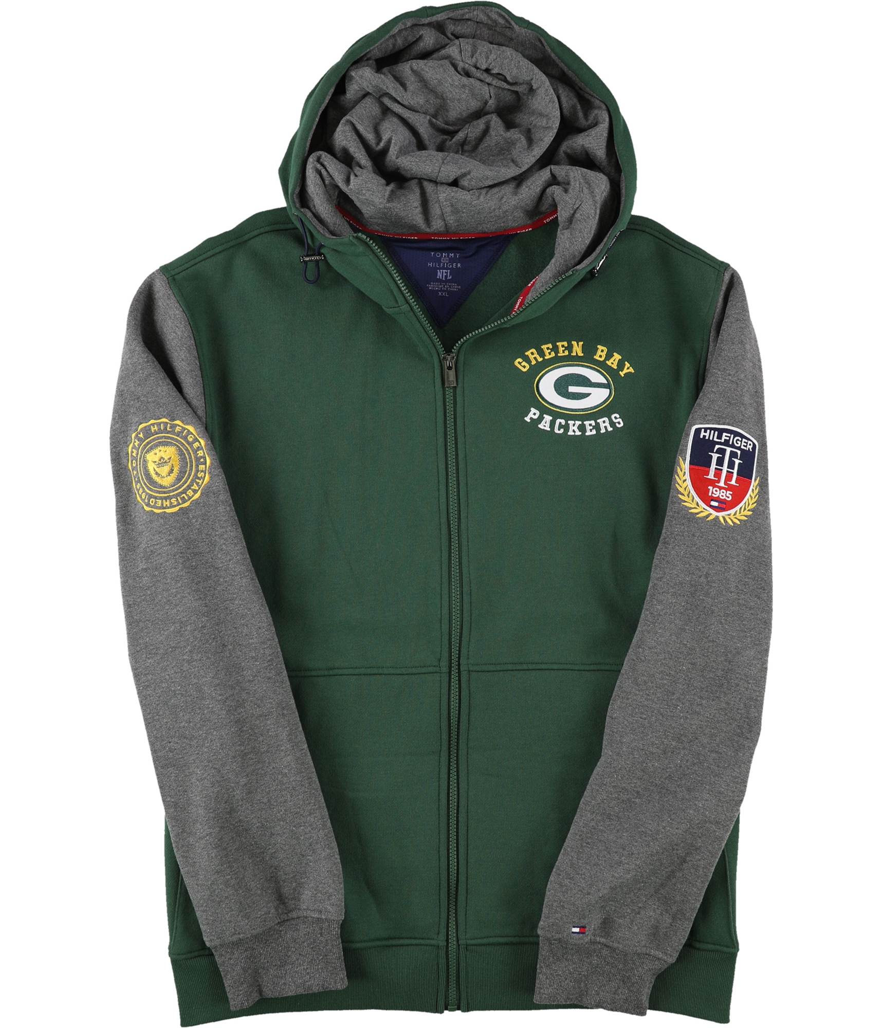 Толстовка с капюшоном Tommy Hilfiger Mens Green Bay Packers Hoodie
