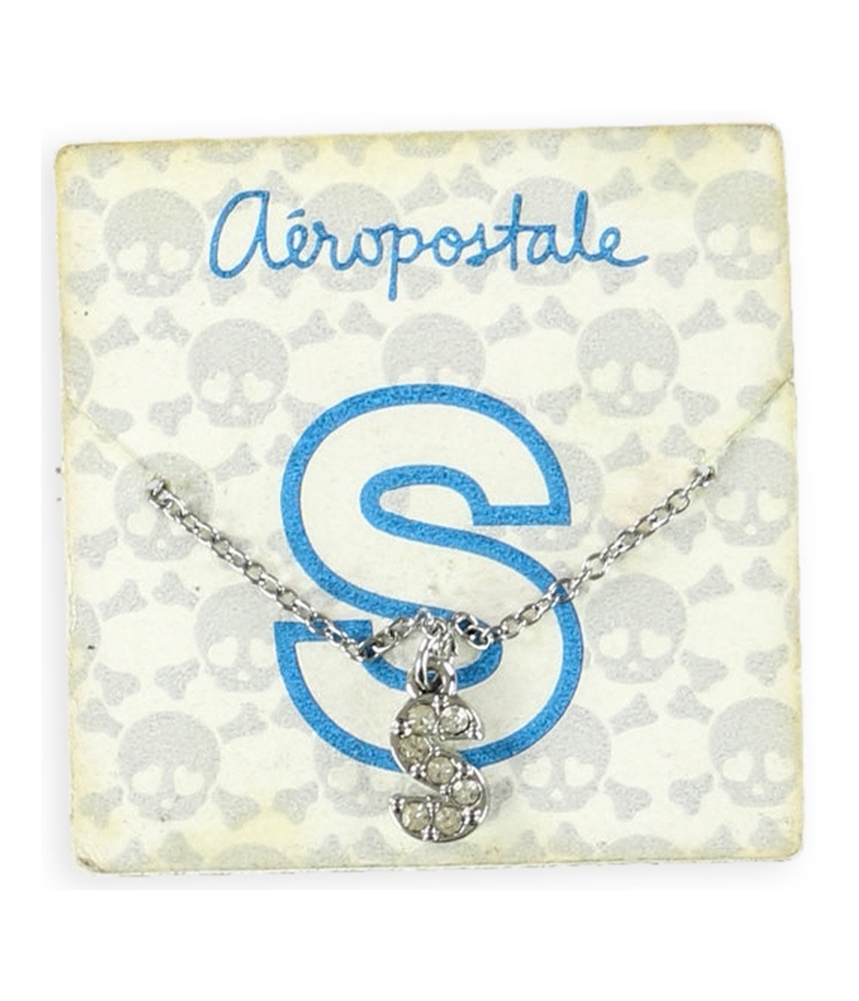 Женское колье-подвеска Aeropostale с инициалами из горного хрусталя, 20 дюймов.
