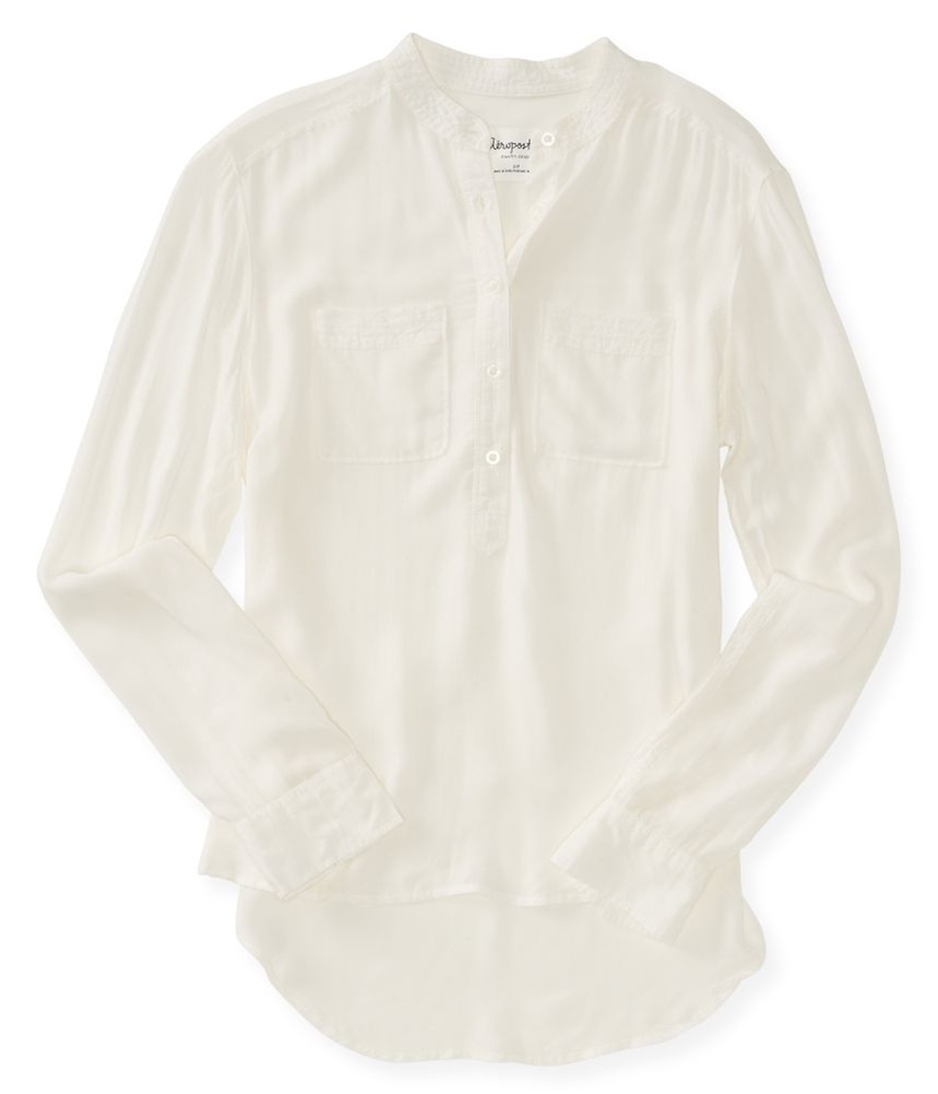 Женская полупрозрачная рубашка Henley от Aeropostale