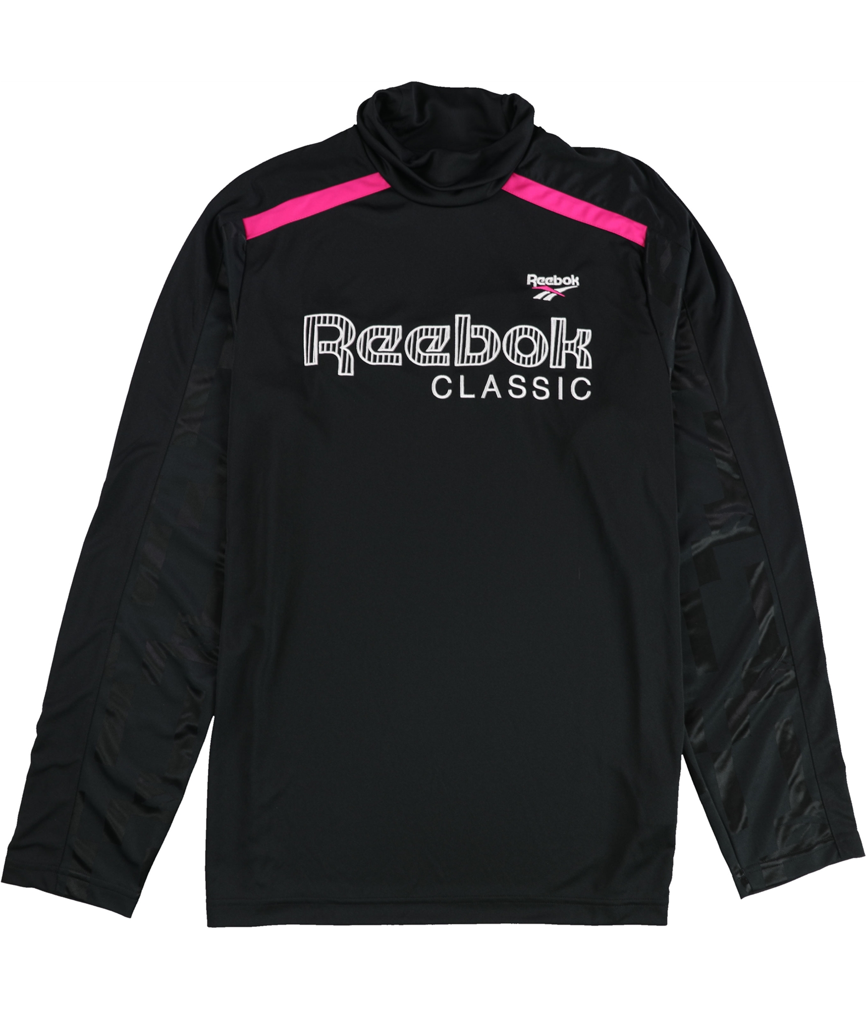 Мужская классическая футболка Reebok с графическим принтом для разминки, черная, M
