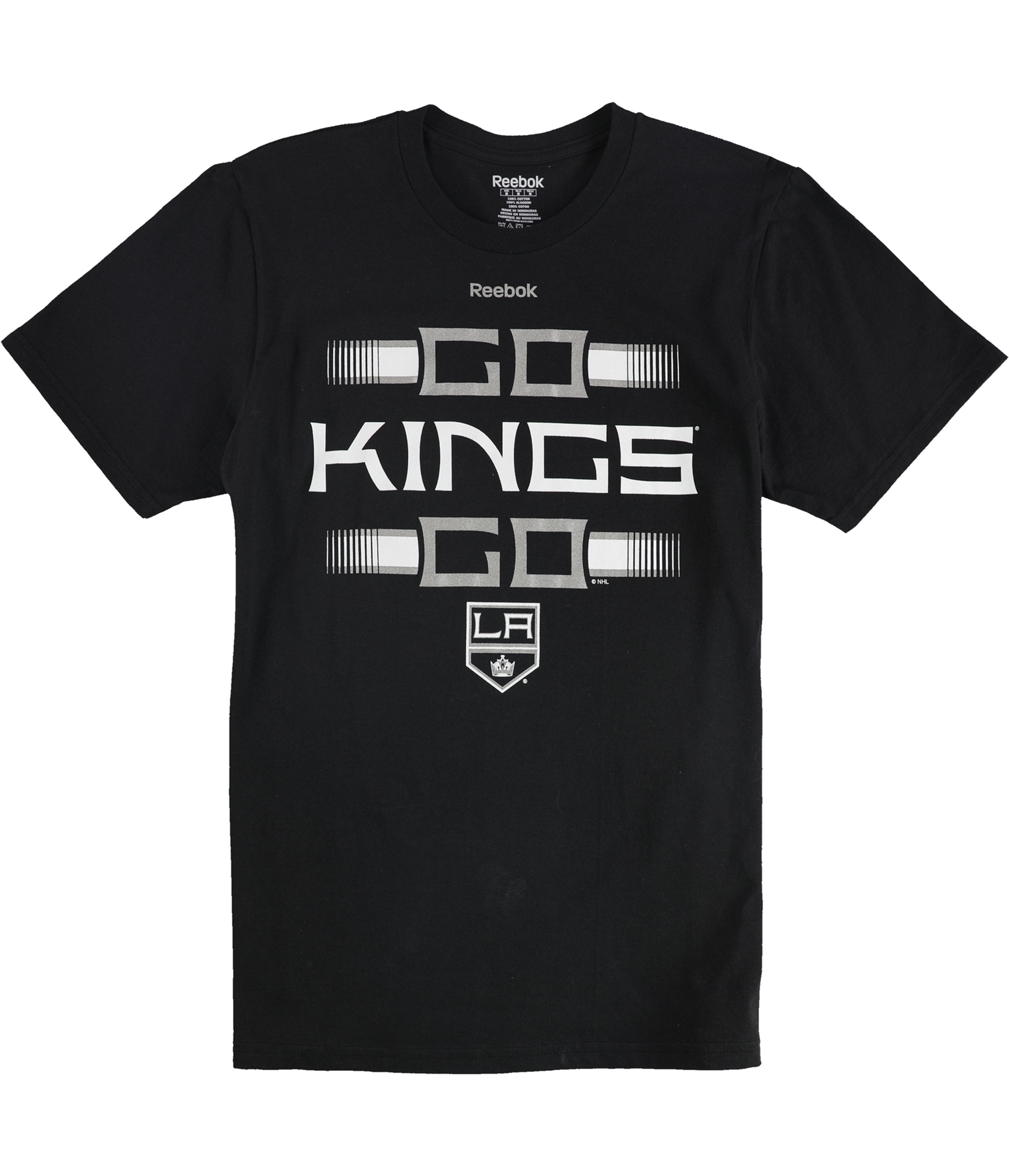 Мужская футболка с графическим принтом LA Kings от Reebok, черная, M