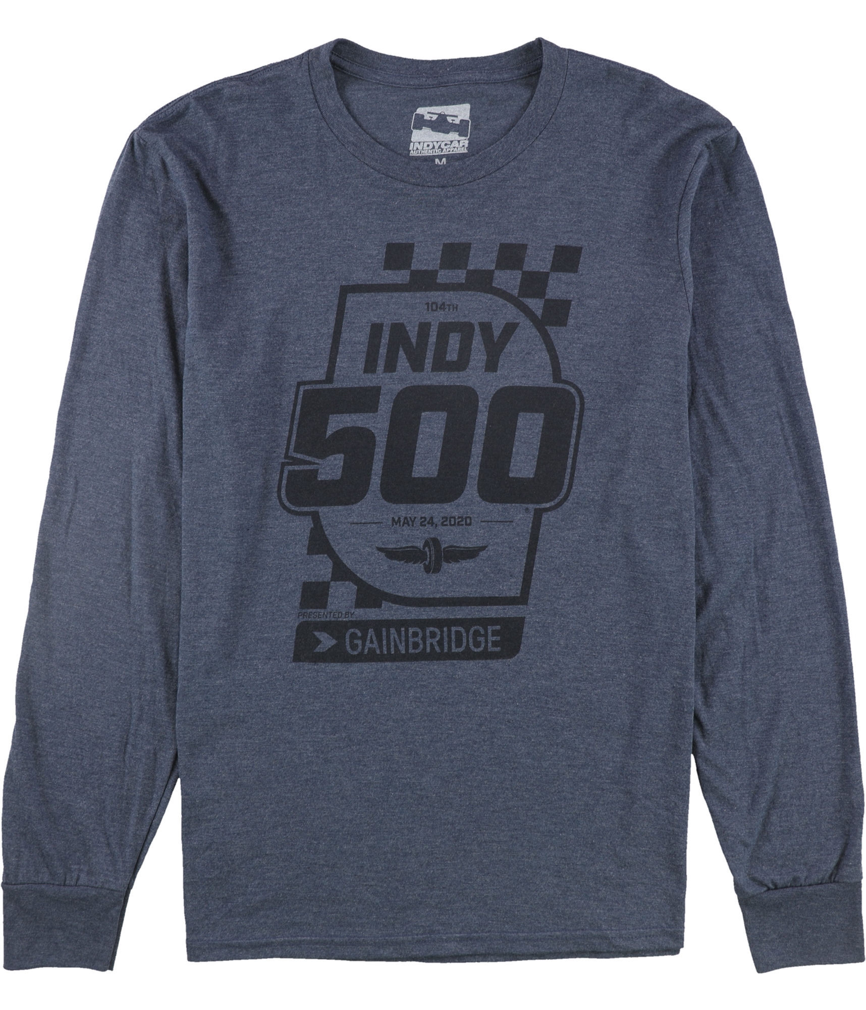 Мужская футболка с графическим логотипом Indy 500 в полоску