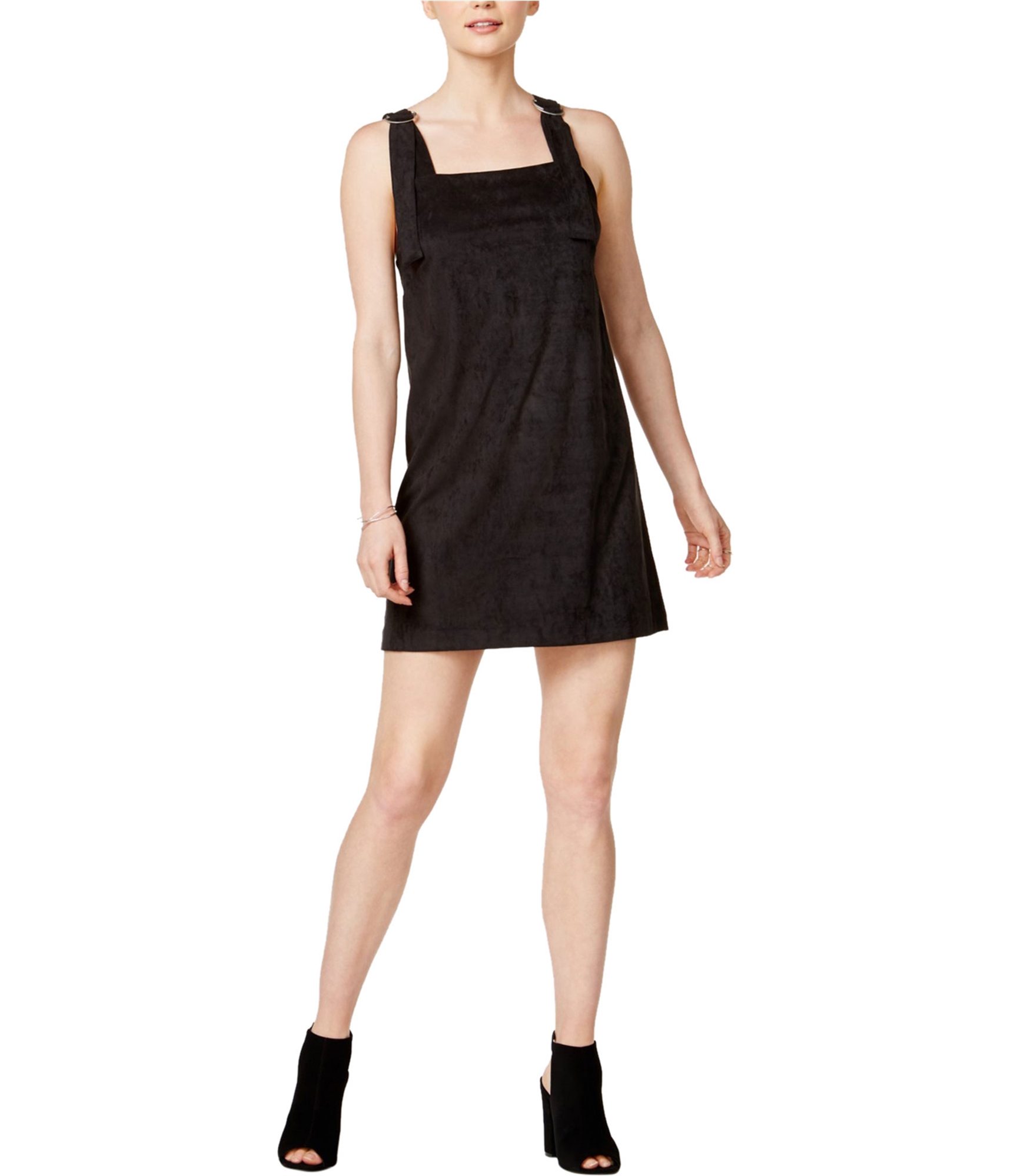 Женское мини-платье-джемпер из искусственной замши Kensie Womens