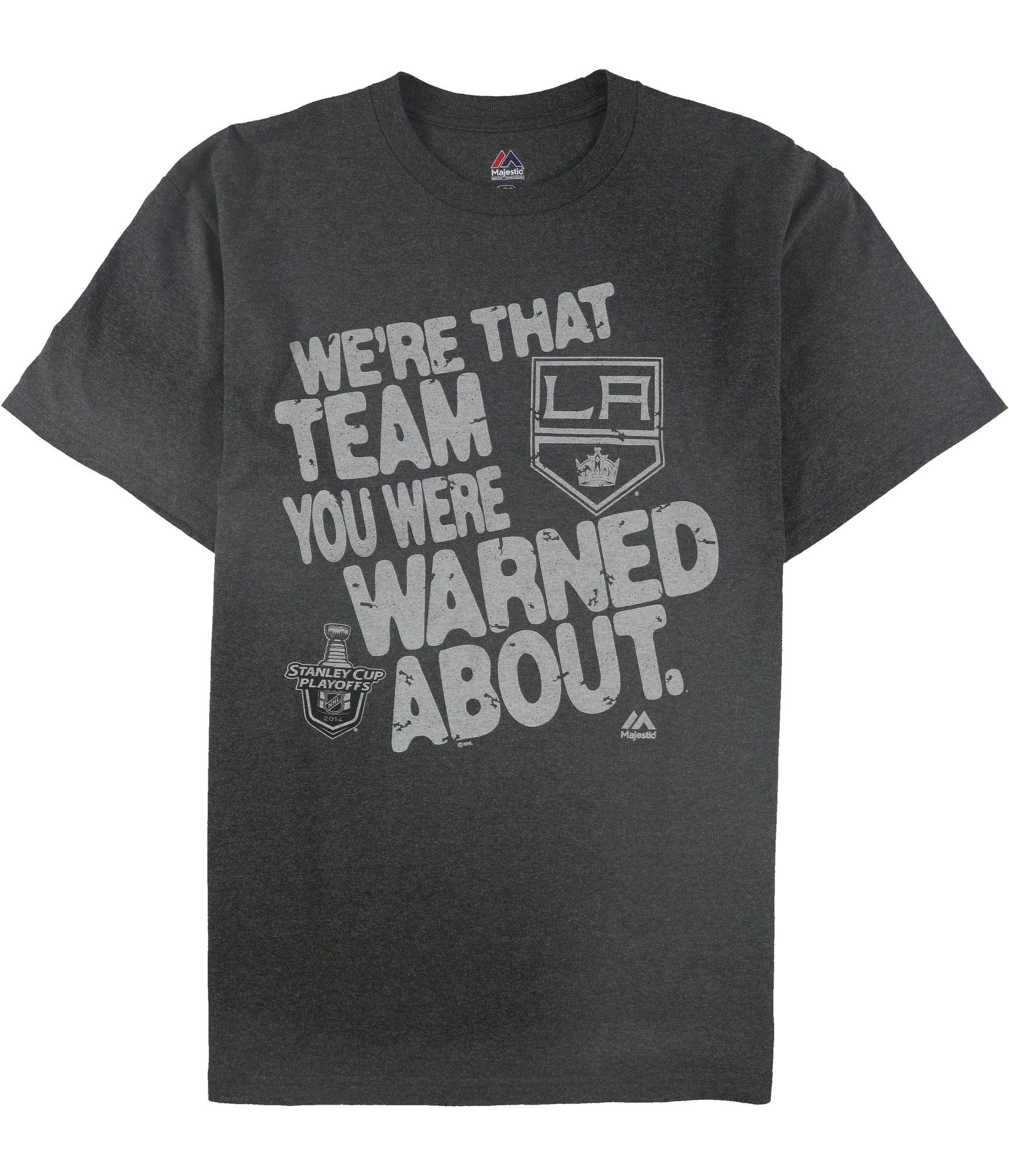 Футболка с графическим изображением Majestic Mens LA Kings 2014 Playoffs