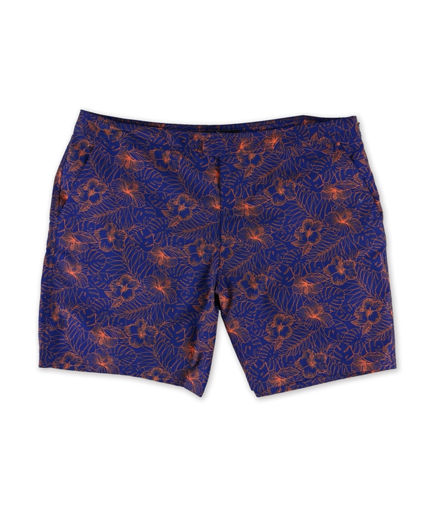 Marc Anthony Mens Slim-Fit Mini Print Swim Bottom Trunks