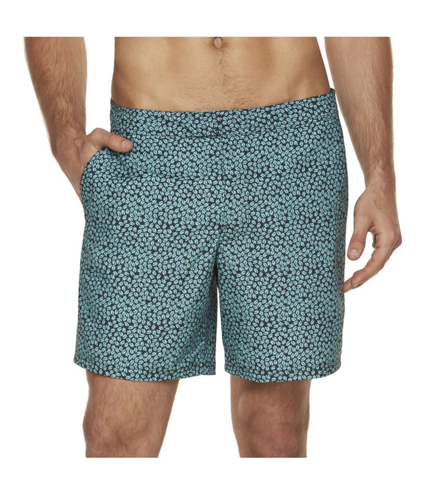 Marc Anthony Mens Slim-Fit Mini Print Swim Bottom Trunks