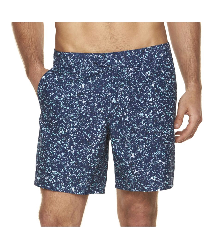 Marc Anthony Mens Slim-Fit Mini Print Swim Bottom Trunks