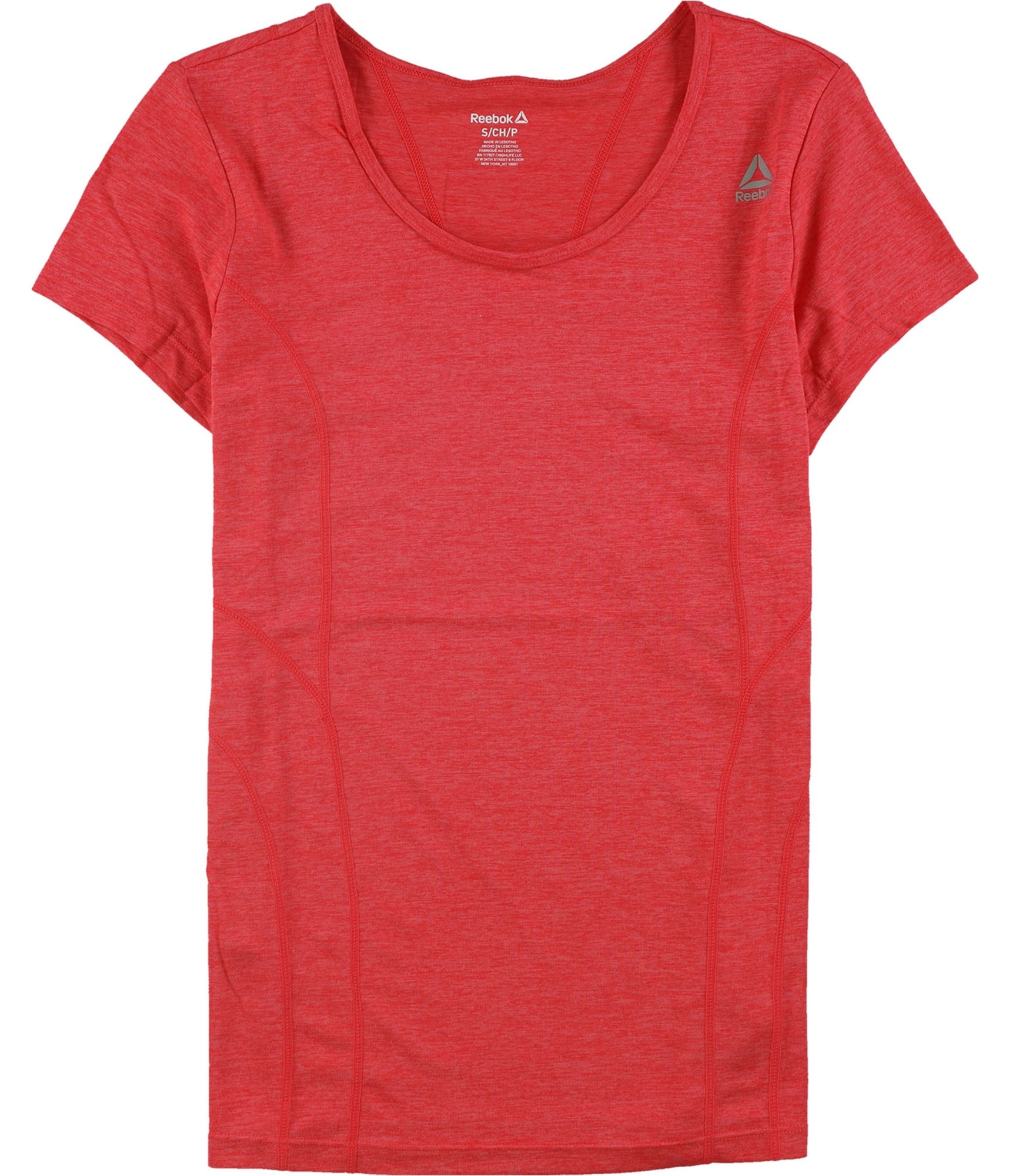 Reebok Womens Poly Marled Basic T-Shirt