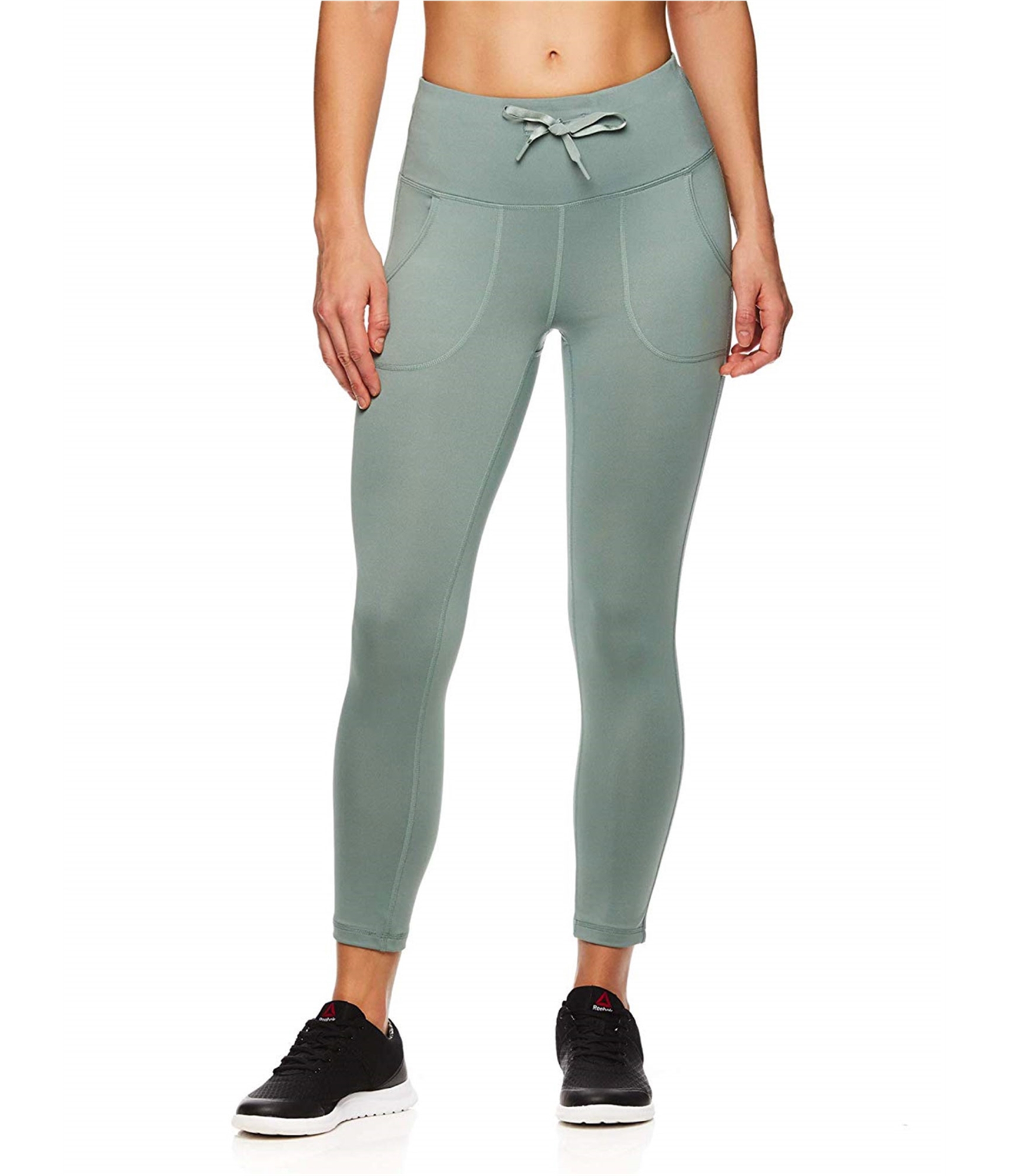 Reebok Womens Momentum économies Capri Compression Athletic Pants