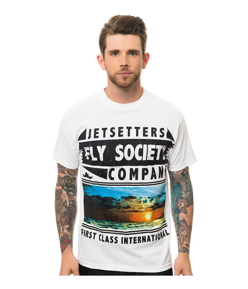 Мужская футболка с ярким графическим рисунком Fly Society Mens