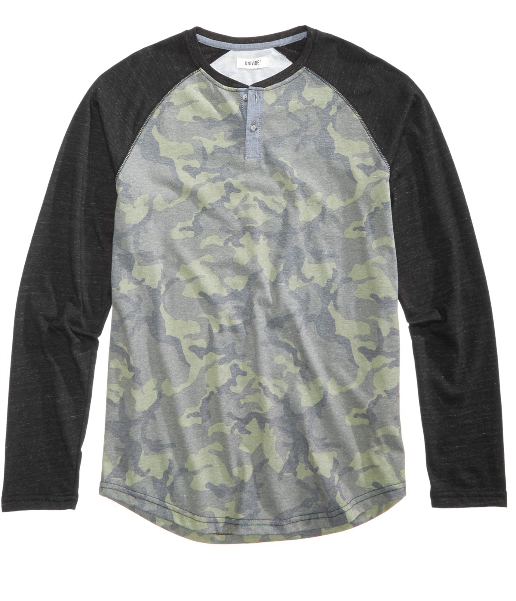 Универсальная мужская рубашка Henley с узором Хенли